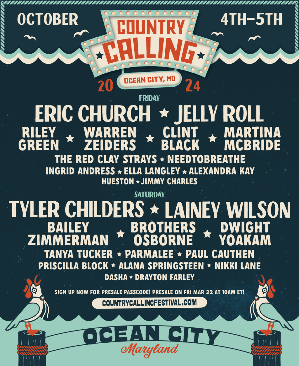 Country Calling announces inaugural lineup in Ocean&nbsp;City