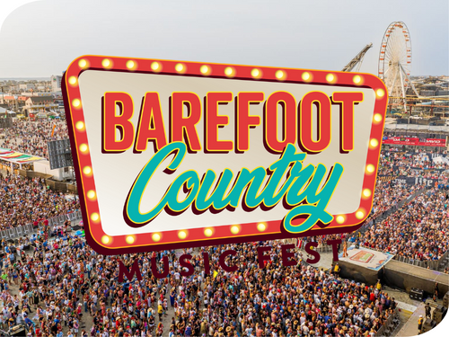 Barefoot Country Music Fest wristbands begin shipping, set times to be released&nbsp;Wednesday