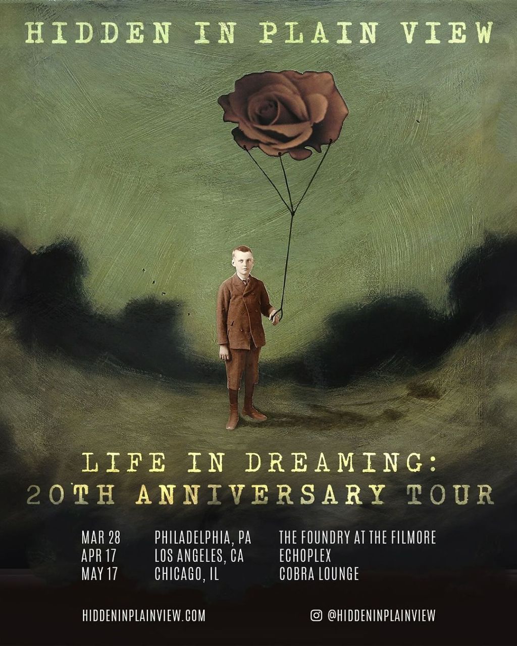 Hidden in Plain View announce ‘Life in Dreaming’ 20th anniversary show at The&nbsp;Fillmore