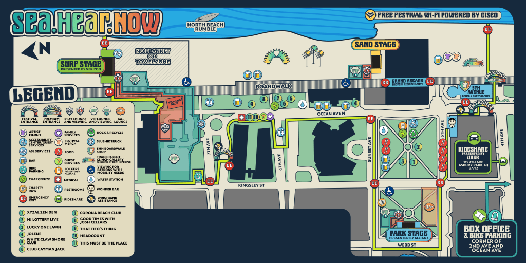 Sea.Hear.Now reveals map and food vendors for now sold-out&nbsp;festival